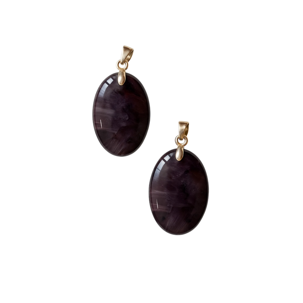 Pingente Ametista Oval em Prata 925
