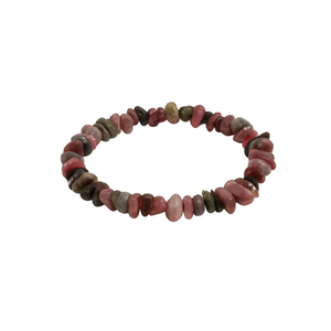 Pulseira Chip de Turmalina Multicolor