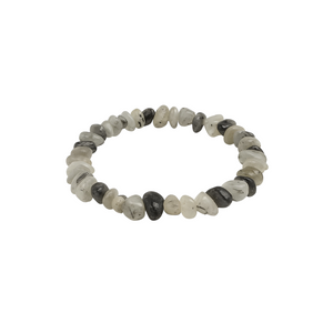 Pulseira Chip de Quartzo Turmalinado